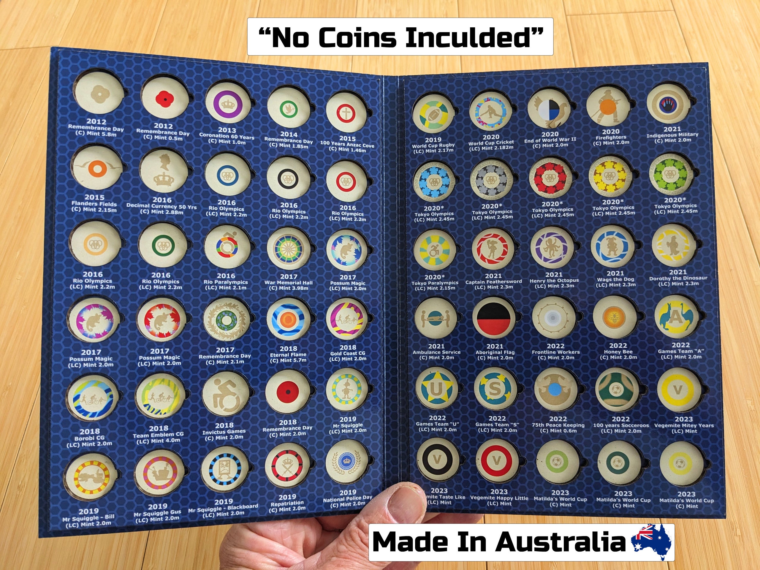 Australian Two Dollar Coloured Coin Album Folder Australian Coin Album australian-two-dollar-coloured-coin-album-folder-australian-coin-album